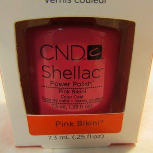 CND Shellac Brand Power Polish Color Coat “Pink Bikini” .25 oz